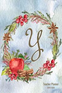 Teacher Planner 2019 - 2020 Y