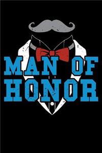 Man Of Honor: 120 Page Lined Notebook - [6x9]