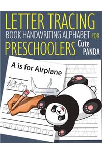 Letter Tracing Book Handwriting Alphabet for Preschoolers Cute PANDA