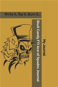 Skull Candy FYI Ace of Spades Journal