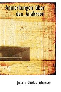 Anmerkungen Ber Den Anakreon