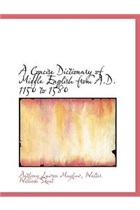 A Concise Dictionary of Middle English from A.D. 1150 to 1580