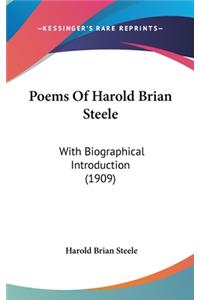 Poems of Harold Brian Steele