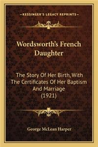 Wordsworth's French Daughter