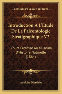 Introduction A L'Etude De La Paleontologie Stratigraphique V2