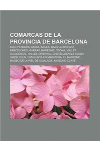 Comarcas de La Provincia de Barcelona