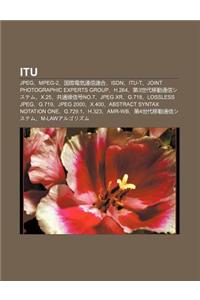 Itu: JPEG, MPEG-2, Guo Ji Dian Qi T Ng Xin Lian He, ISDN, Itu-T, Joint Photographic Experts Group, H.264, Di3shi Dai Yi Don