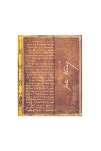 Paperblanks Verne, Around the World Embellished Manuscripts Collection Hardcover Ultra Lined Wrap Closure 144 Pg 120 GSM