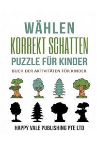 Wählen Korrekt Schatten Puzzle Für Kinder