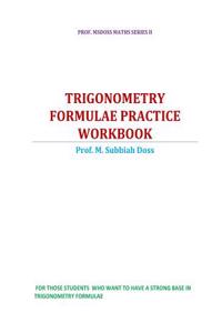 Trigonometry Formulae Practice Workbook