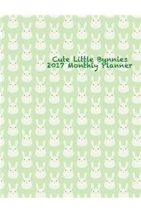 Cute Little Bunnies 2017 Monthly Planner