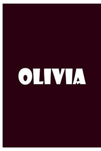 Olivia - Purple Notebook / Journal / Extended Lined Pages / Soft Matte Cover