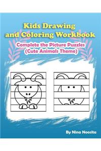 Kids Drawing and Coloring Workbook