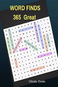 Word Finds 365 Great Puzzles Games Books