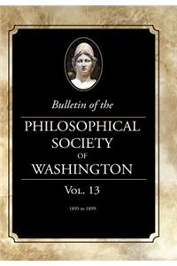Bulletin of the Philosophical Society of Washington
