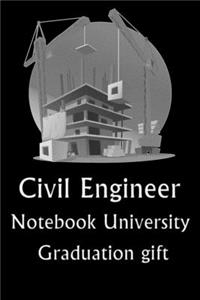 Civil Engineer Notebook University Graduation gift