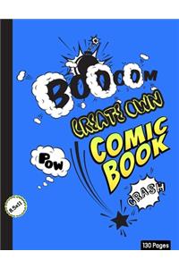 Create Own Comic Book (Blue)