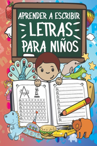 Aprender A Escribir Letras Para Niños