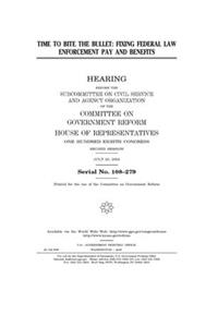 Time to bite the bullet