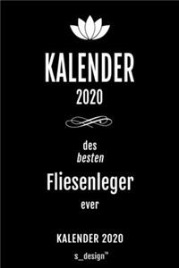 Kalender 2020 für Fliesenleger