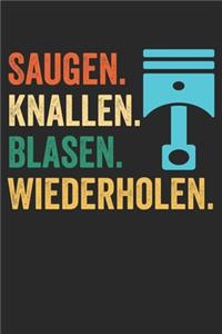 Saugen. Knallen. Blasen. Wiederholen.