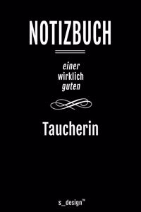 Notizbuch für Taucher / Taucherin: Originelle Geschenk-Idee [120 Seiten liniertes blanko Papier ]