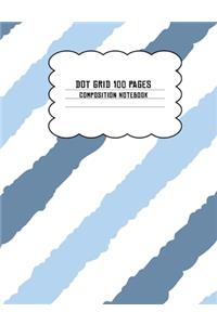Dot Grid 100 Pages Composition Notebook