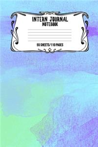 Intern Journal Notebook 55 Sheets/110 Pages
