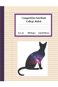 Composition Notebook College Ruled Lined Sheets