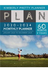 5 year monthly planner 2020-2024