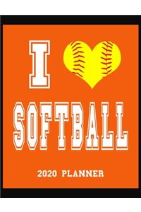 I Love Softball 2020 Planner