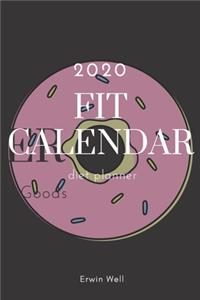 Fit Calendar. Diet Planner 2020.