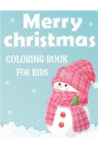 Merry christmas coloring book for kids.