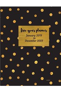 2019 - 2023 Golddots Five Year Planner
