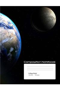 Earth Moon Composition Notebook