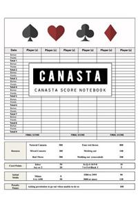 Canasta Score Notebook