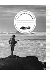 6 String Blank Guitar Tablature Notebook - Staring at the Sea