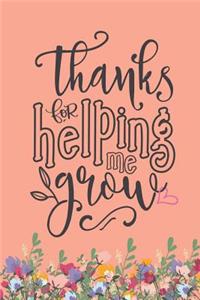 Teacher Appreciation Notebook
