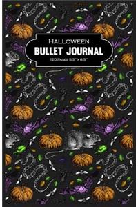 Halloween Bullet Journal 120 Pages 5.5 X 8.5