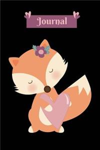 Adorable Fox Heart Journal