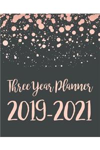 Three Year Planner 2019-2021
