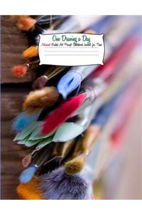 One Drawing a Day Advanced Guided Art Prompt Sketchbook Journal for Teens