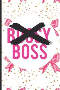 Boss: Blank Lined Notebook Journal Diary Composition Notepad 120 Pages 6x9