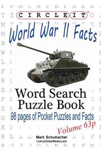 Circle It, World War II Facts, Pocket Size, Word Search, Puzzle Book