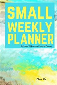Sprinkles Small Weekly Planner