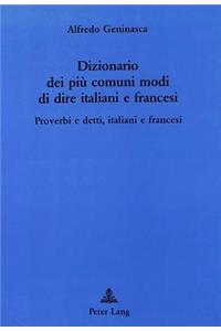Dizionario Dei Più Comuni Modi Di Dire Italiani E Francesi