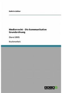 Medienrecht - Die kommunikative Grundordnung