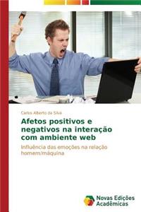 Afetos positivos e negativos na interação com ambiente web