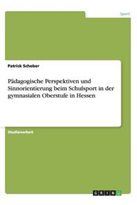 Pädagogische Perspektiven und Sinnorientierung beim Schulsport in der gymnasialen Oberstufe in Hessen