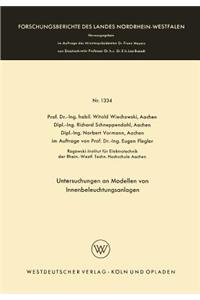Untersuchungen an Modellen von Innenbeleuchtungsanlagen